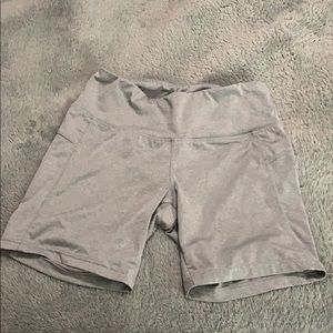 Grey Biker Shorts